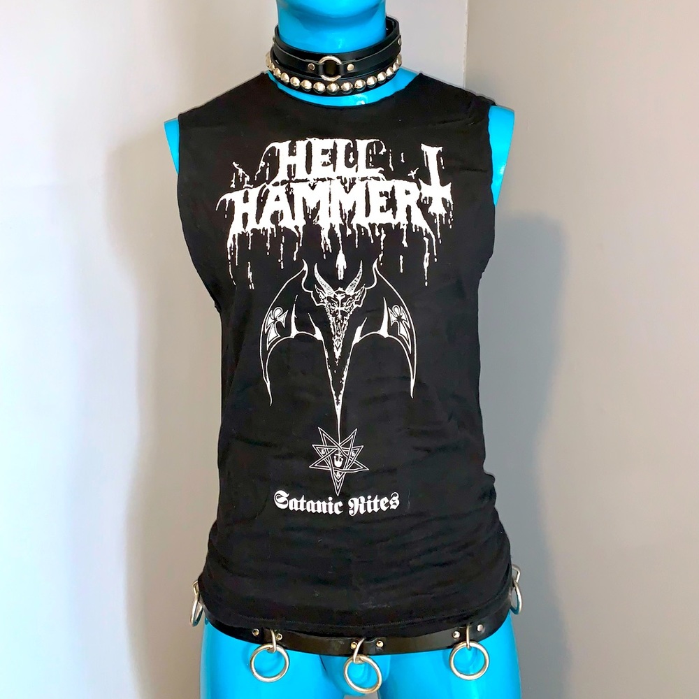 Hell Hammer - Satanic Rites. 3D logo
